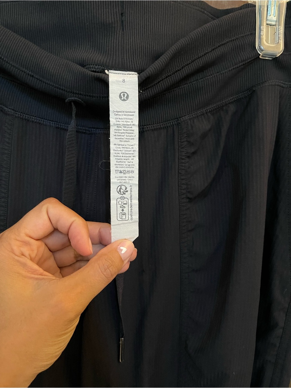 Lululemon Dance Studio Mid-Rise Jogger Black Women's Jogger Pants - Picture 9 of 11